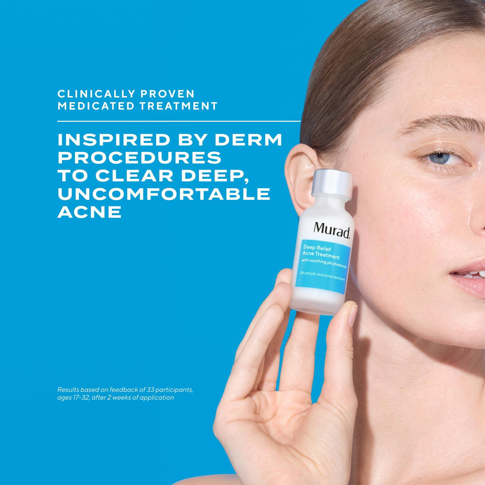 Murad visual of key ingredients conveying soothing and antibacterial benefits