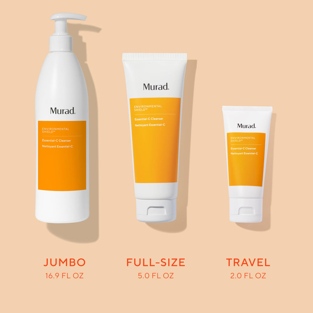 Murad ingredients label showing vitamins A C E and soothing agents