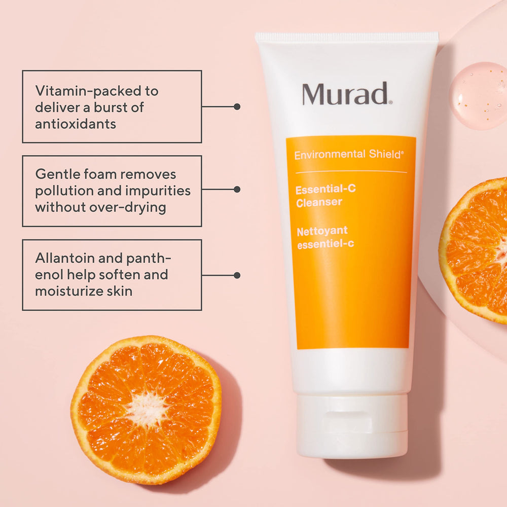 Murad cleanser close-up of vitamin-packed beads releasing antioxidants