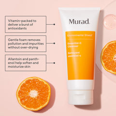 Murad cleanser close-up of vitamin-packed beads releasing antioxidants