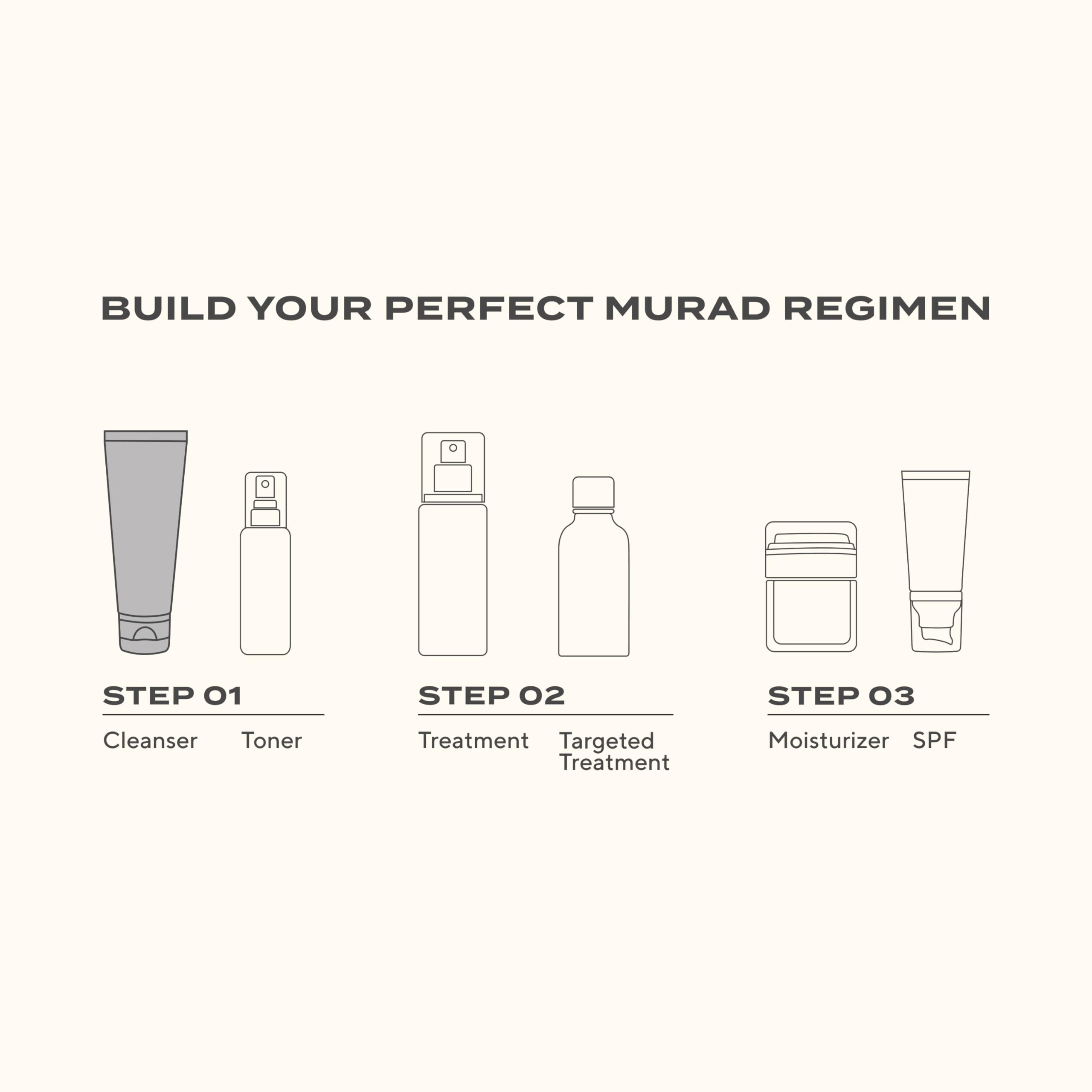 Murad cleanser on bathroom counter in routine setting conveying consistency