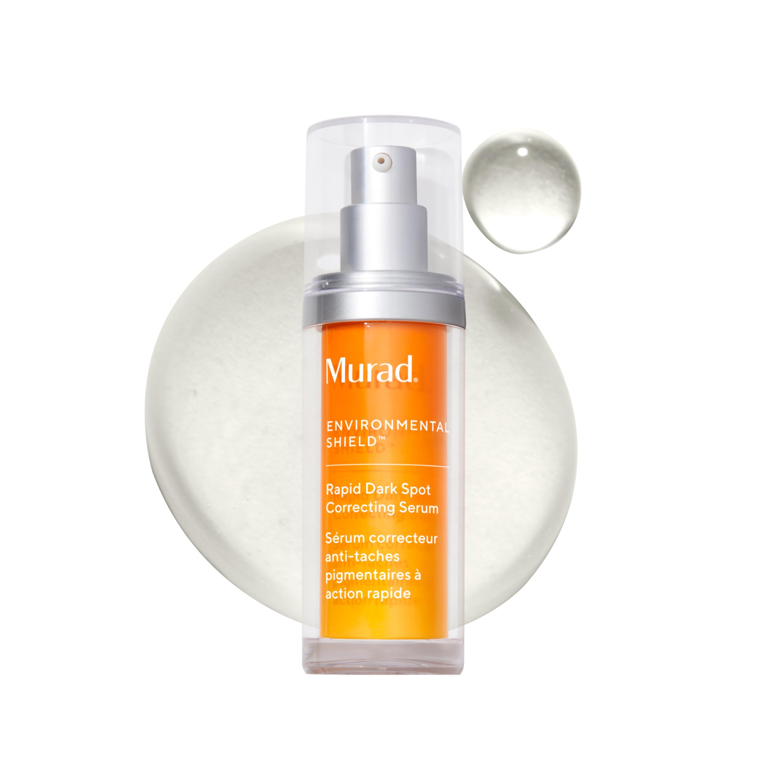 Murad front bottle showing product and clear brightening benefit