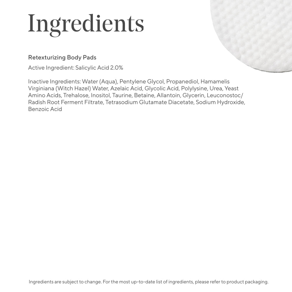 Person using Murad pad in shower illustrating easy body exfoliation