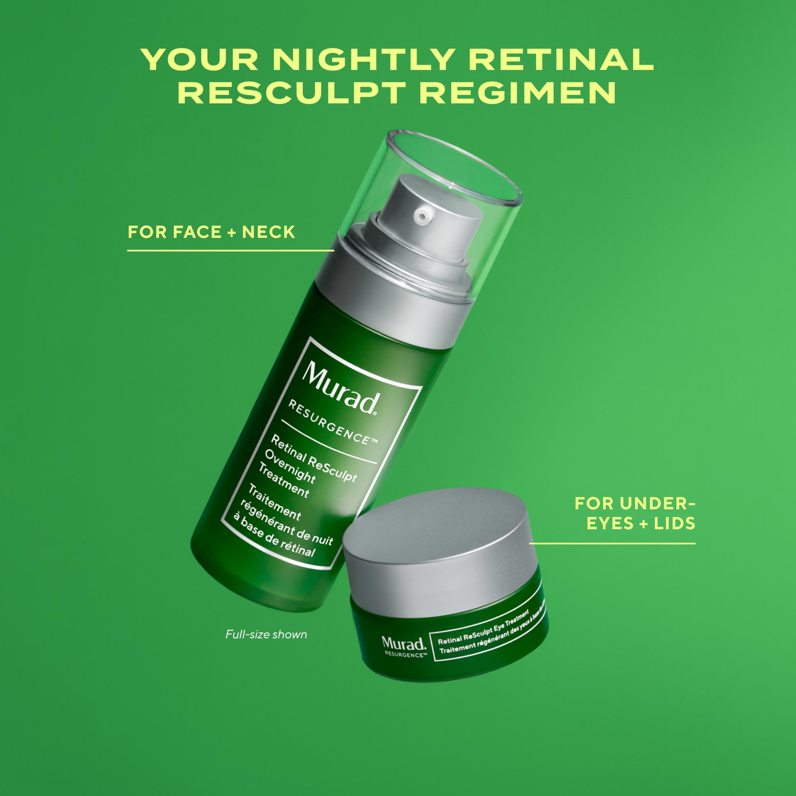 Murad ingredient label close-up showing key actives and clarity