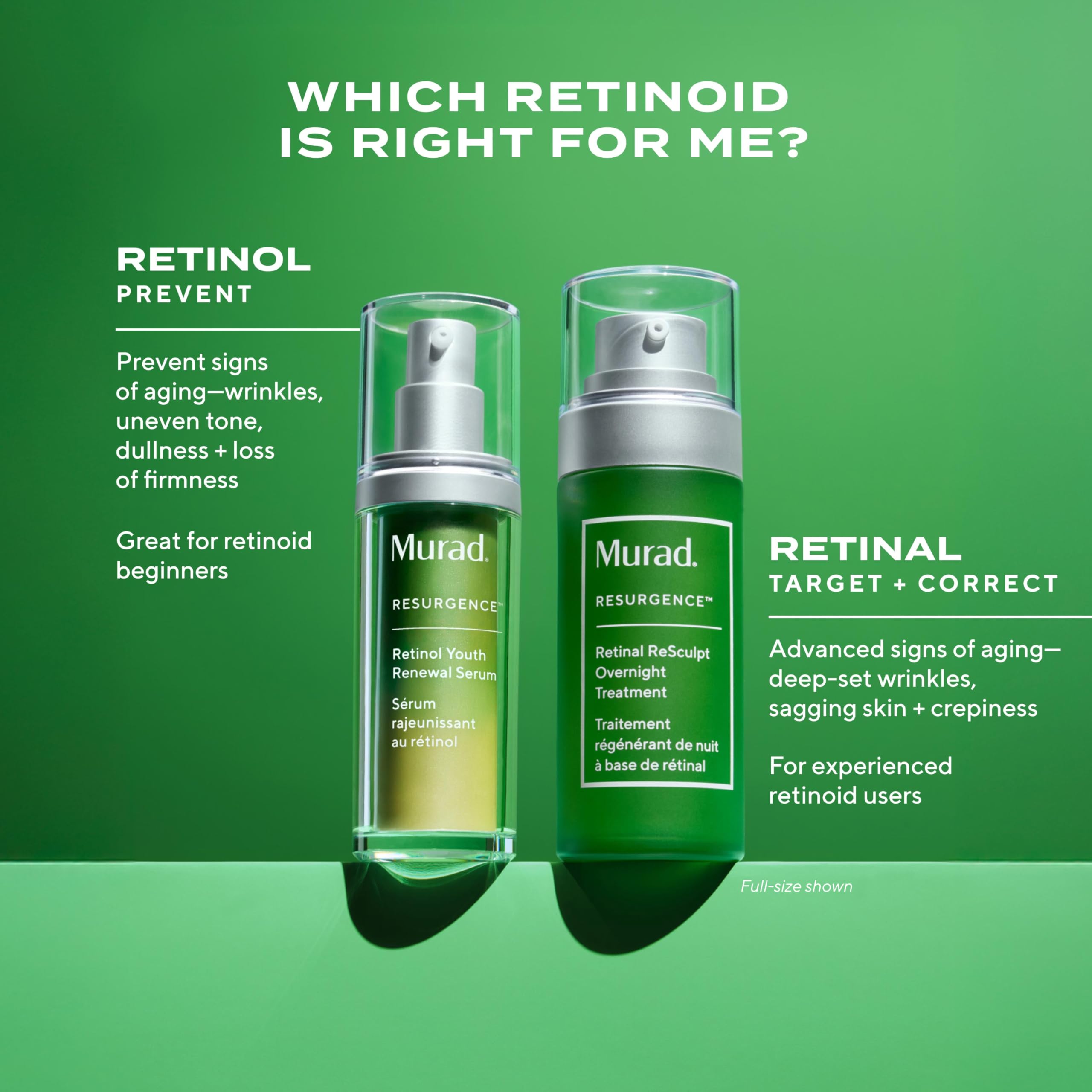 Murad serum next to night cream to boost overnight firming benefit