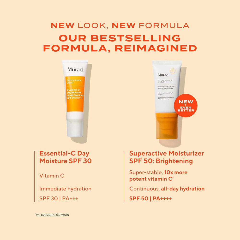 Murad open tube top view revealing creamy formula ready to apply