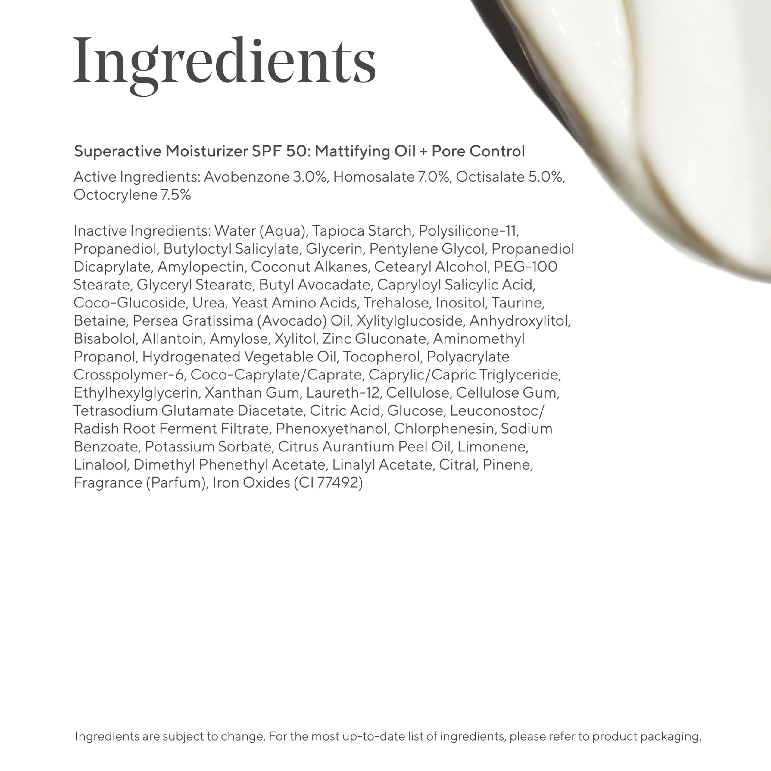 Murad moisturizer layered under makeup for smooth, shine-free base