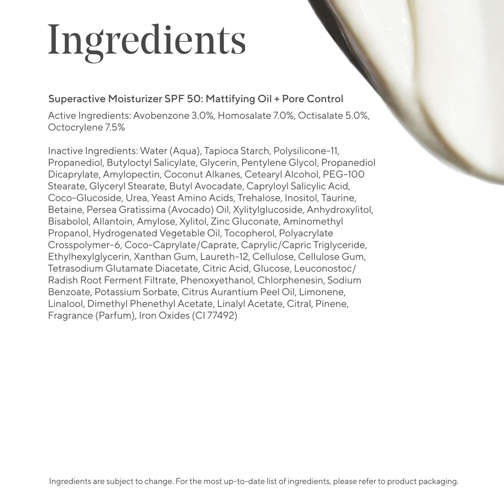 Murad moisturizer layered under makeup for smooth, shine-free base