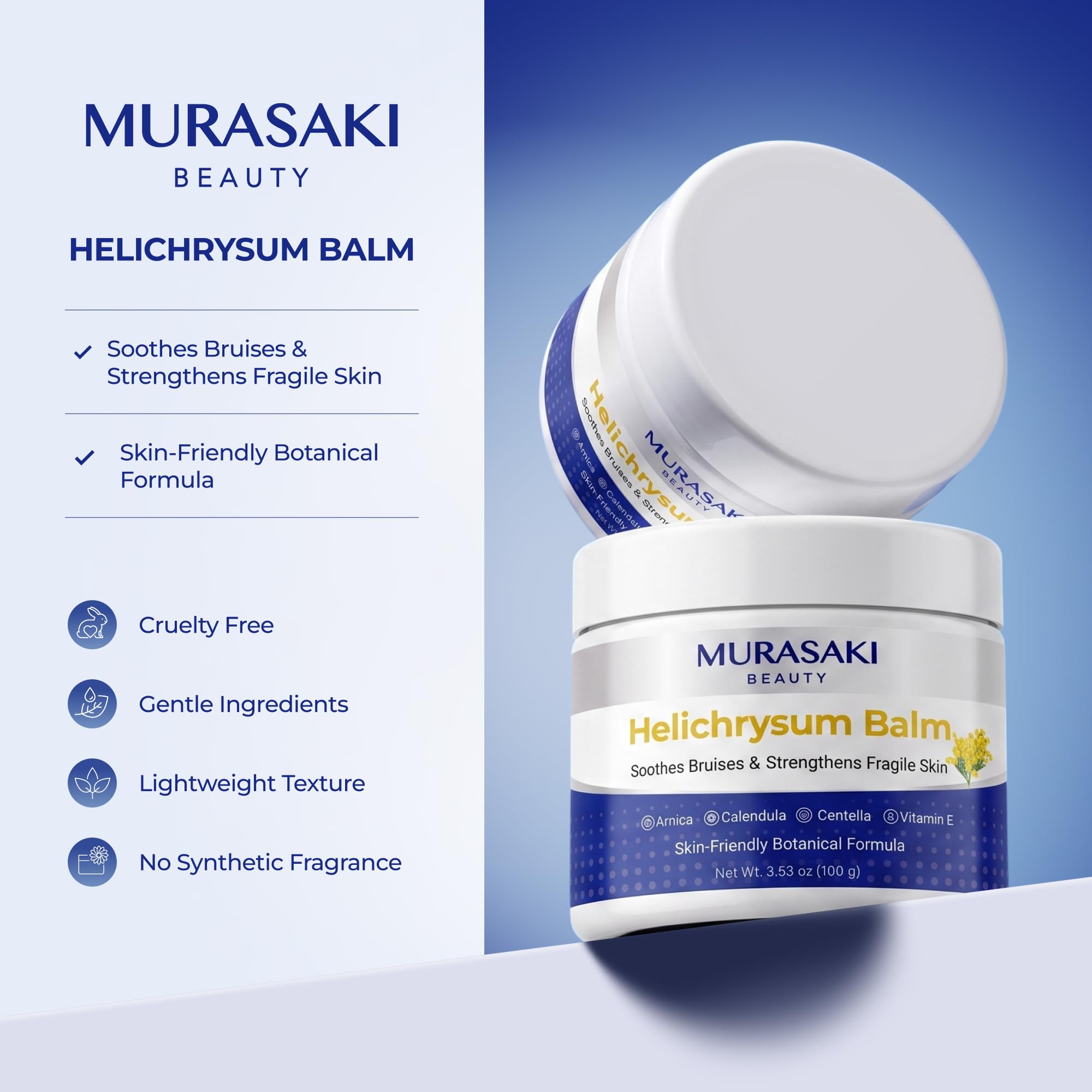 MURASAKI BEAUTY spot treating thin facial area to support delicate skin appearance