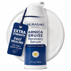 MURASAKI BEAUTY front packaging showing compact 1 oz bottle and label benefits