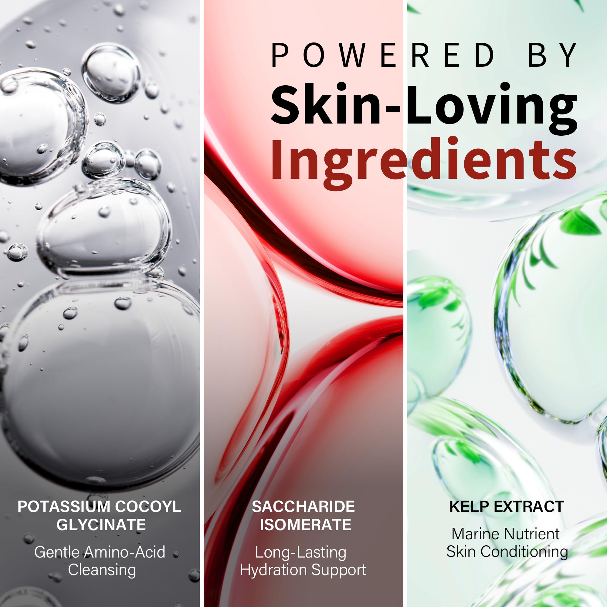 MURASAKI BEAUTY kelp ingredient shot emphasizing conditioning effect