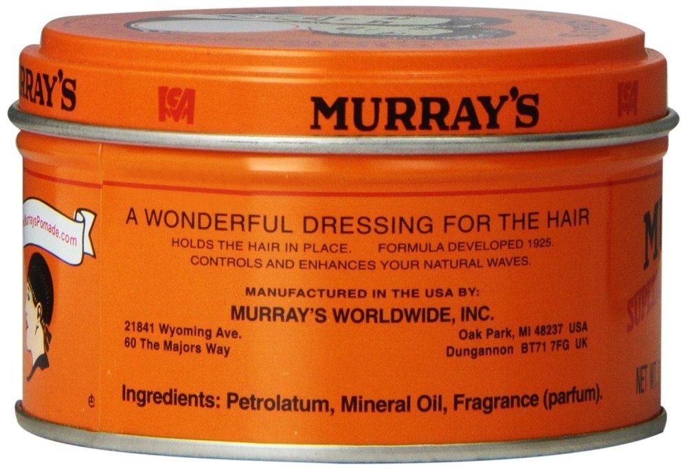 Murrays front jar pack showing four 3 ounce containers and durable packaging for reliable styling