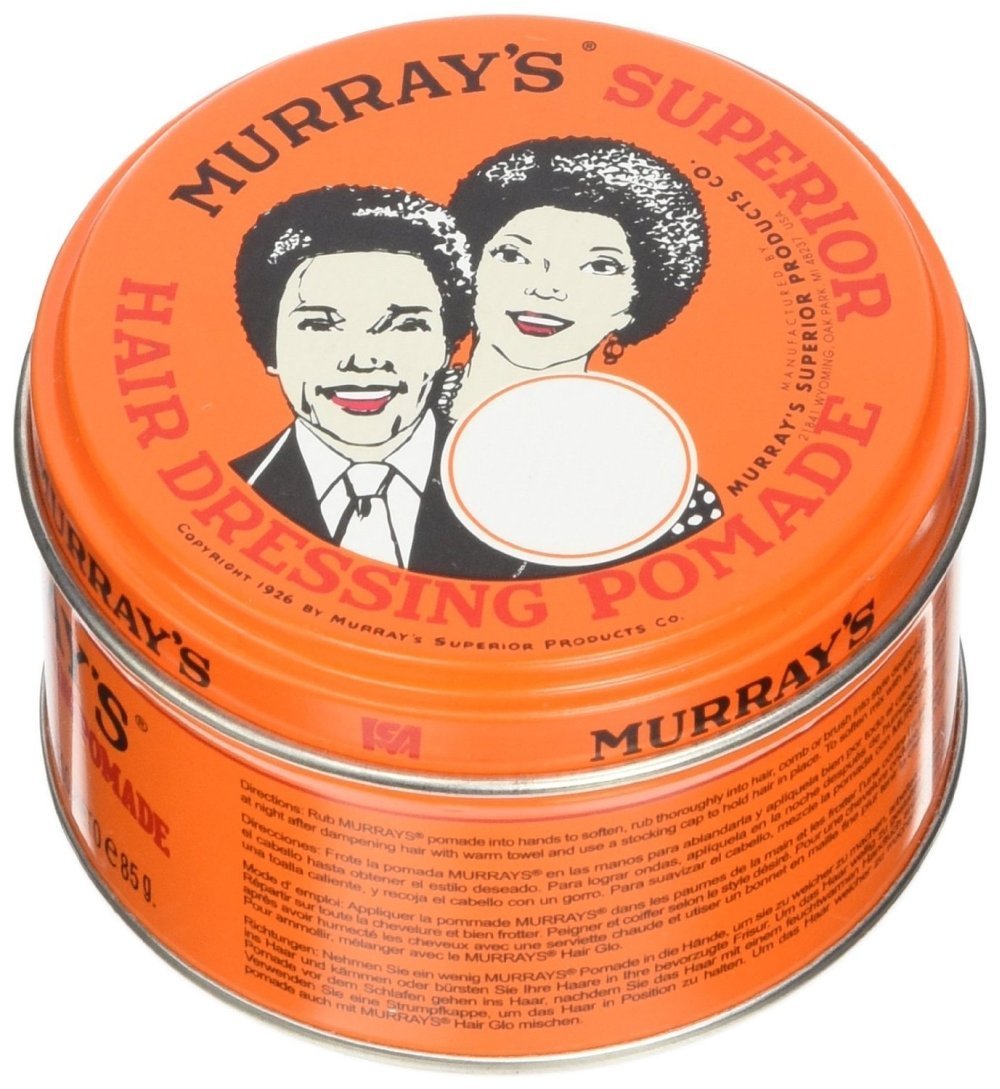 Murrays texture closeup of pomade on fingers highlighting creamy consistency for controlled hold