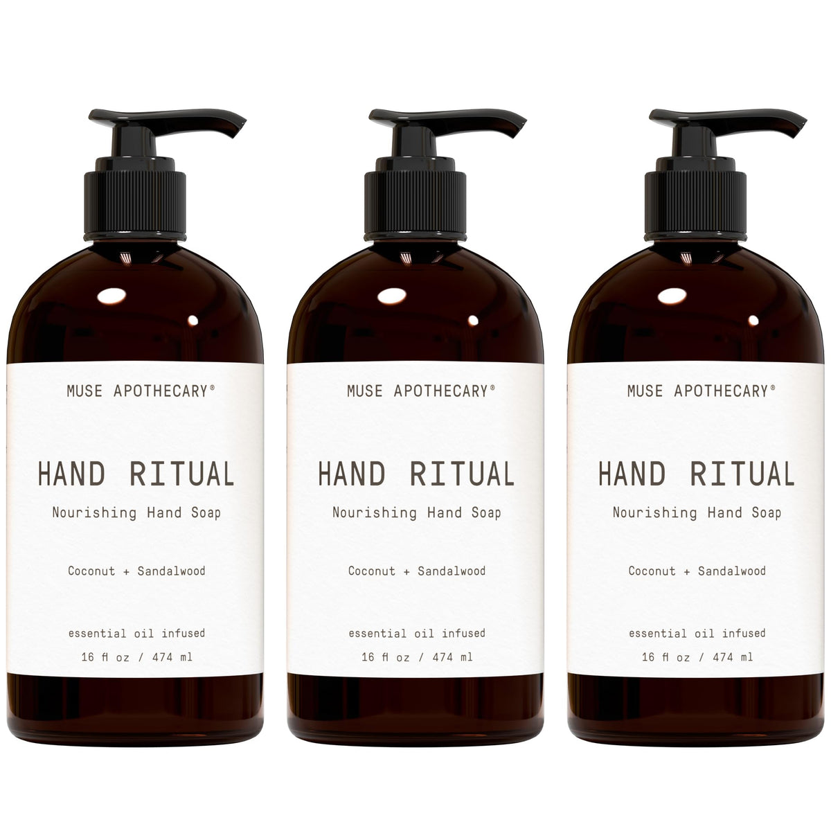 Muse Apothecary front packaging showing 16 oz bottle and calm benefit