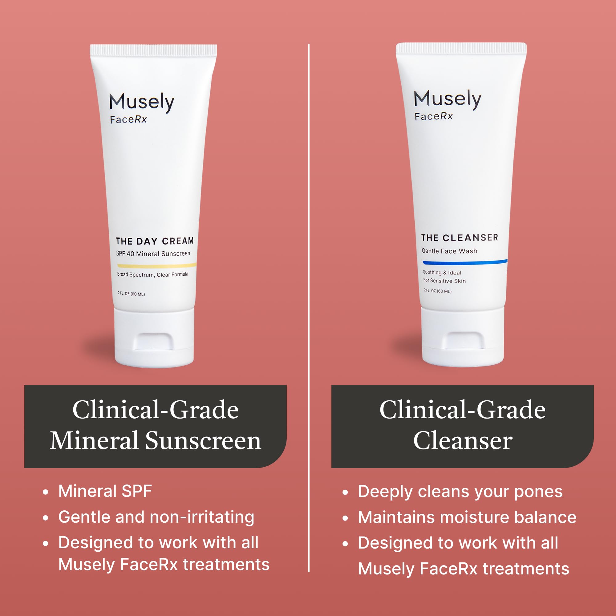 Musely cleanser texture close-up showing gentle lather and soothing benefit