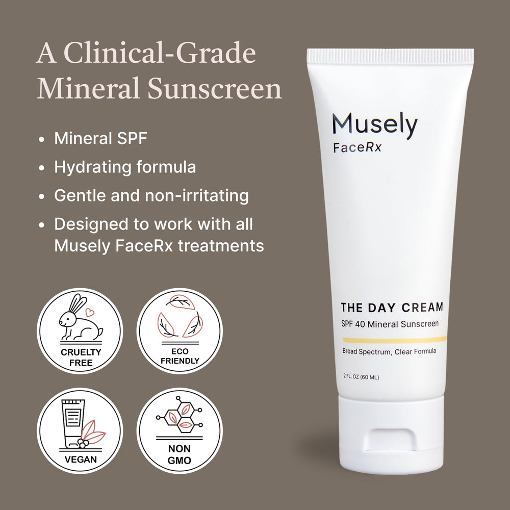 Musely texture close-up showing smooth cream for easy blending