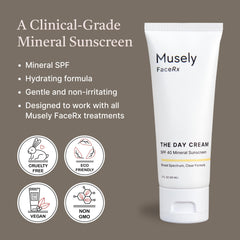 Musely texture close-up showing smooth cream for easy blending