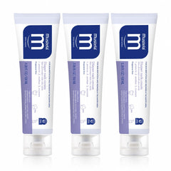 Mustela front tube showing product name and size for quick identification