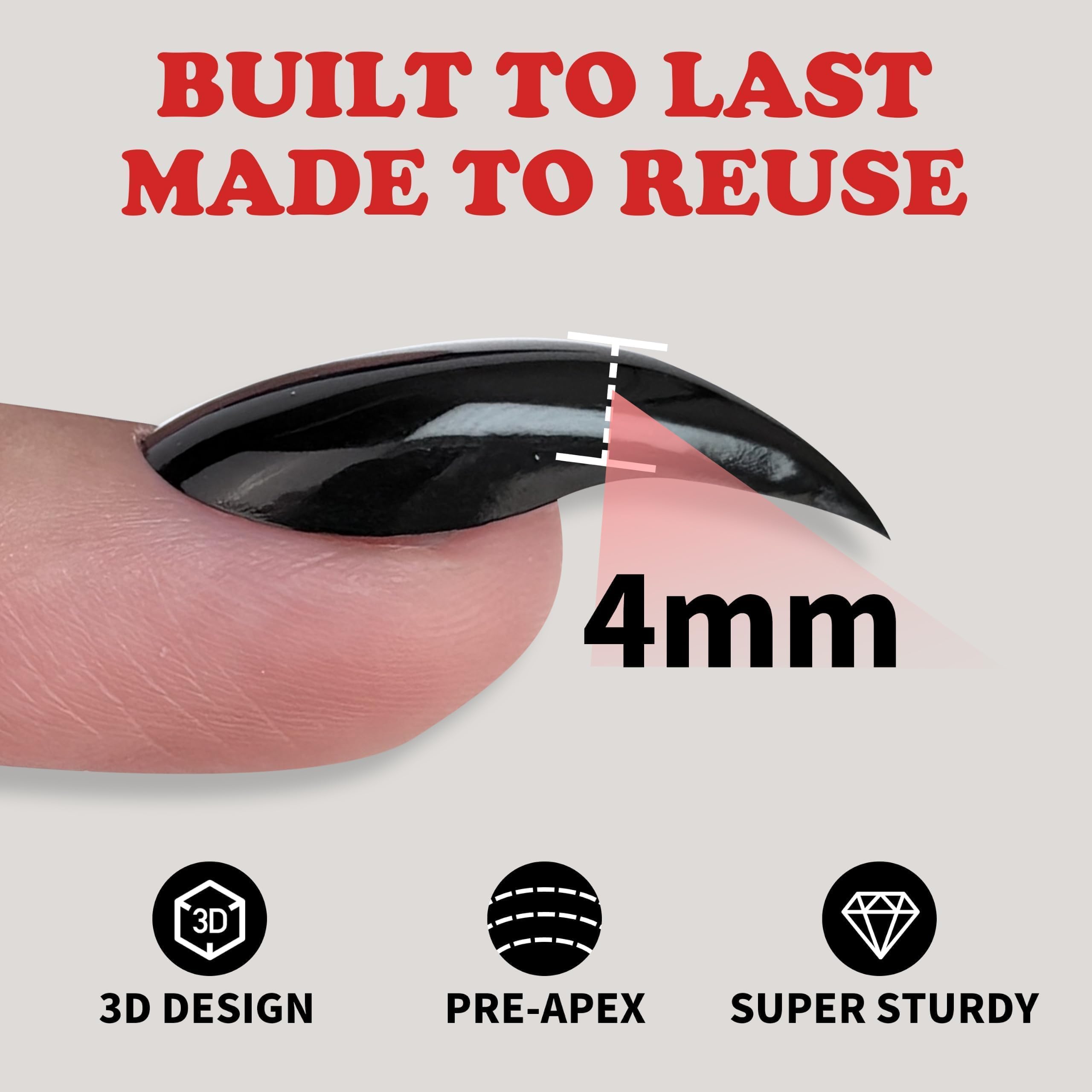 MUTIOVO included 120/180 file and cleaning pad for proper nail prep