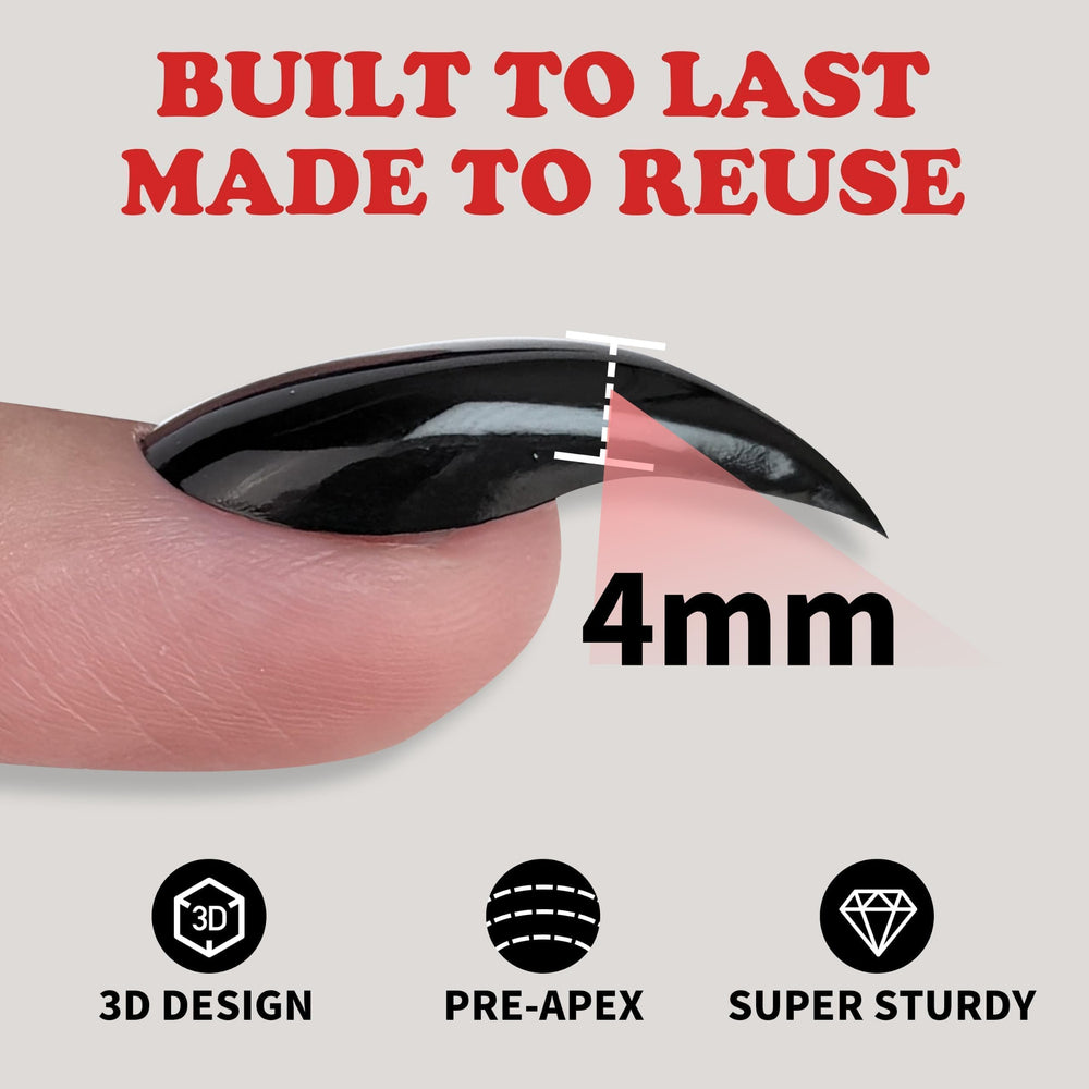 MUTIOVO included 120/180 file and cleaning pad for proper nail prep