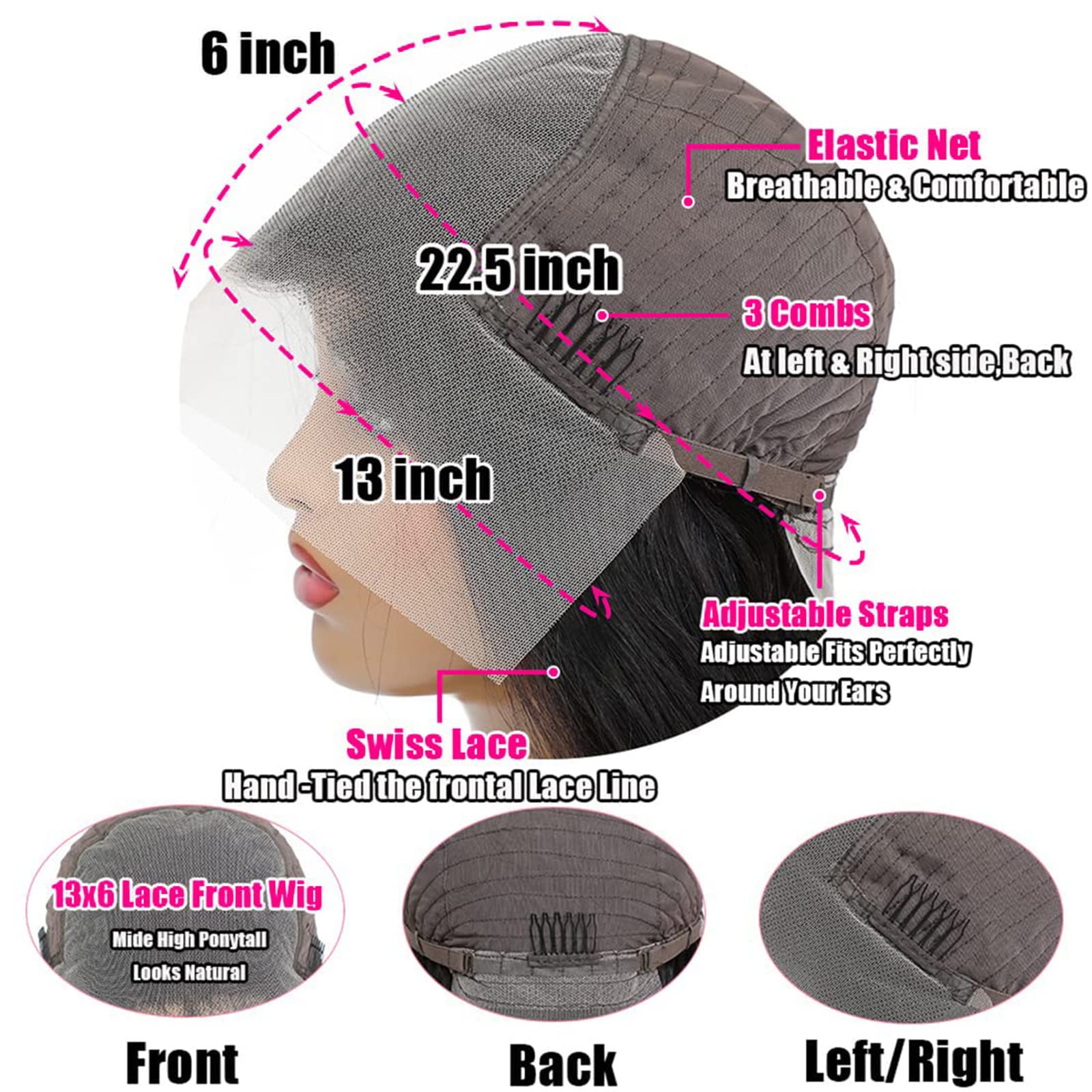 MUZOJET texture close-up of body wave strands benefit soft, bouncy feel