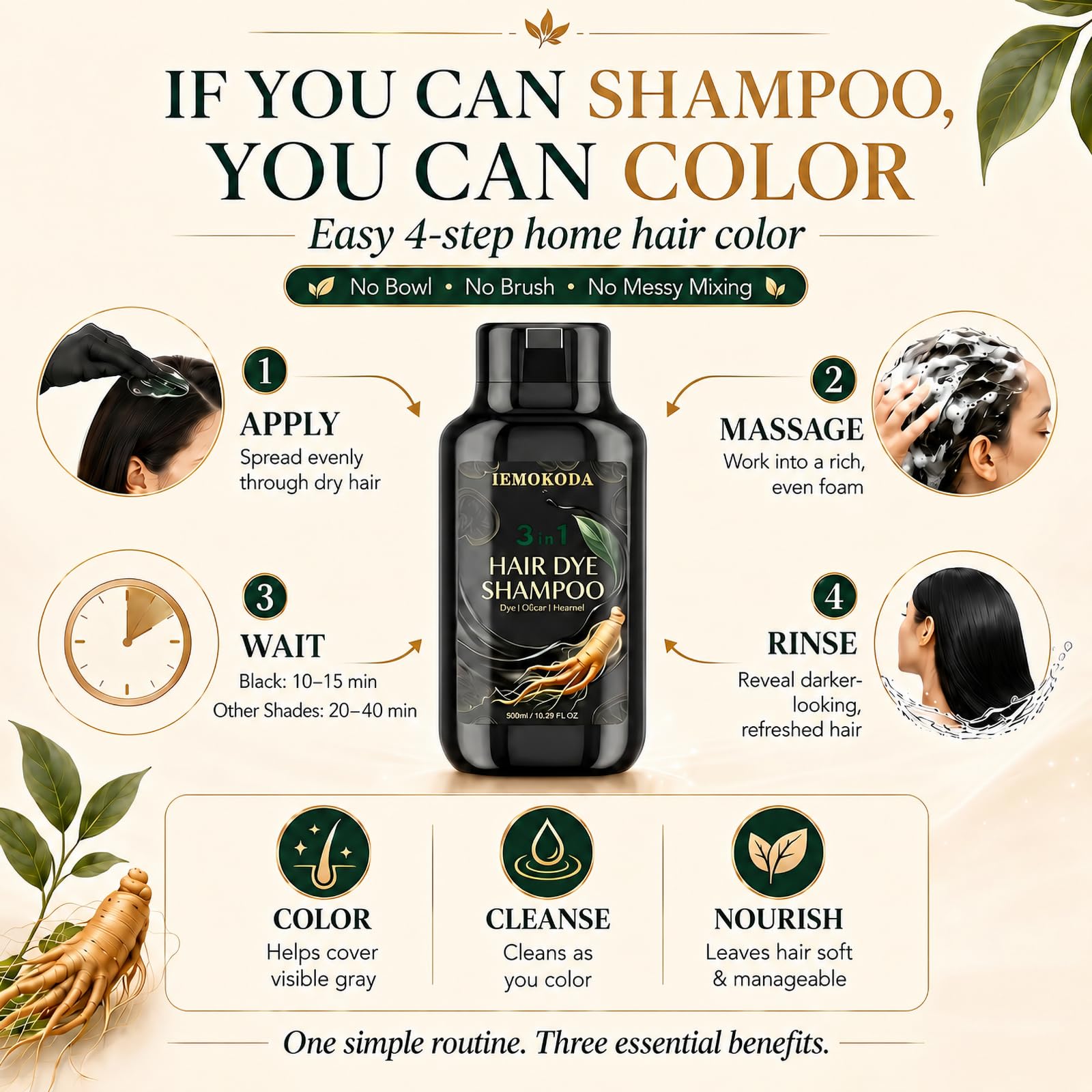 Mxvbaty in-use image with hands massaging shampoo for even coverage