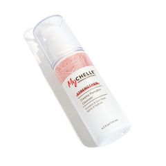 MyCHELLE Pumpkin Cleanser front packaging shows clean label and size benefits