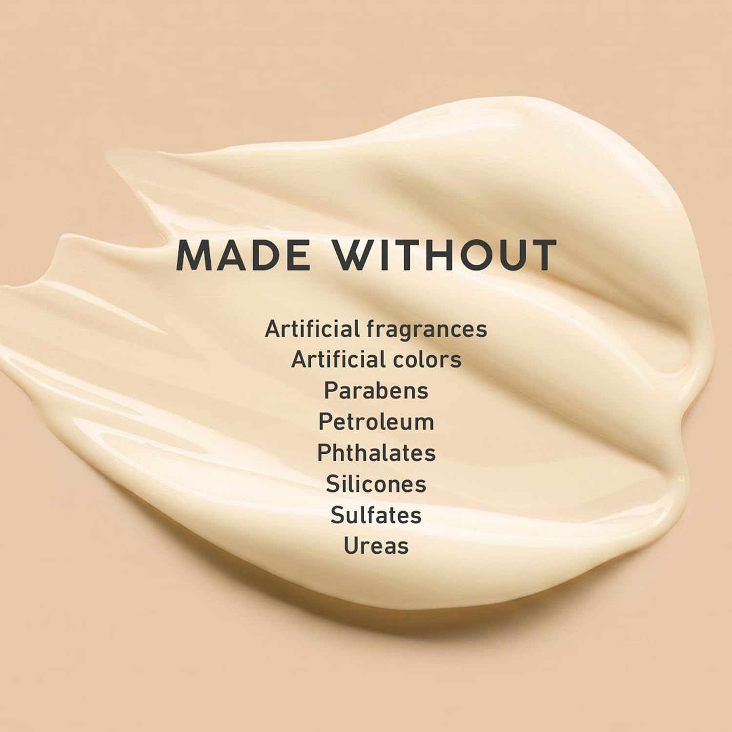 MyChelle texture close-up of cream spread, lightweight hydration visible