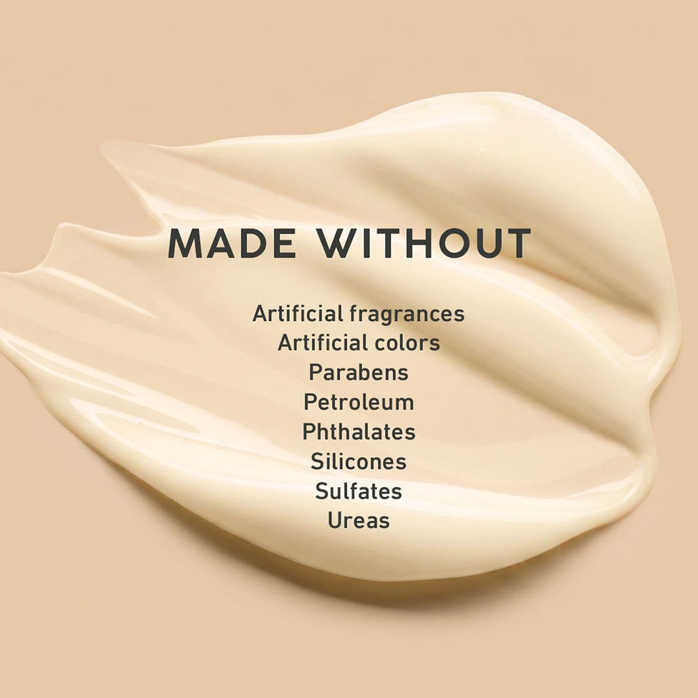 MyChelle texture close-up of cream spread, lightweight hydration visible