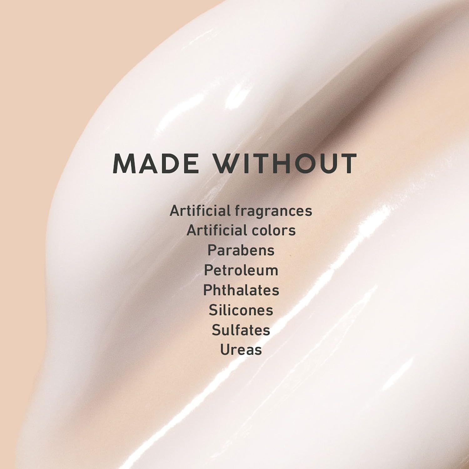 MyChelle sunscreen texture close-up highlighting smooth zinc lotion