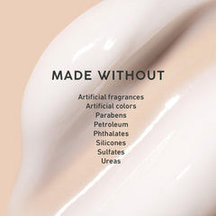 MyChelle sunscreen texture close-up highlighting smooth zinc lotion