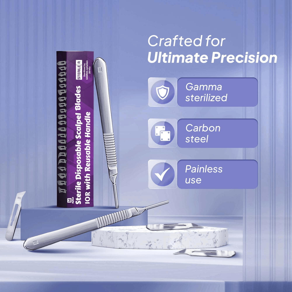 MyMed kit beside a coin showing scale for clear size reference