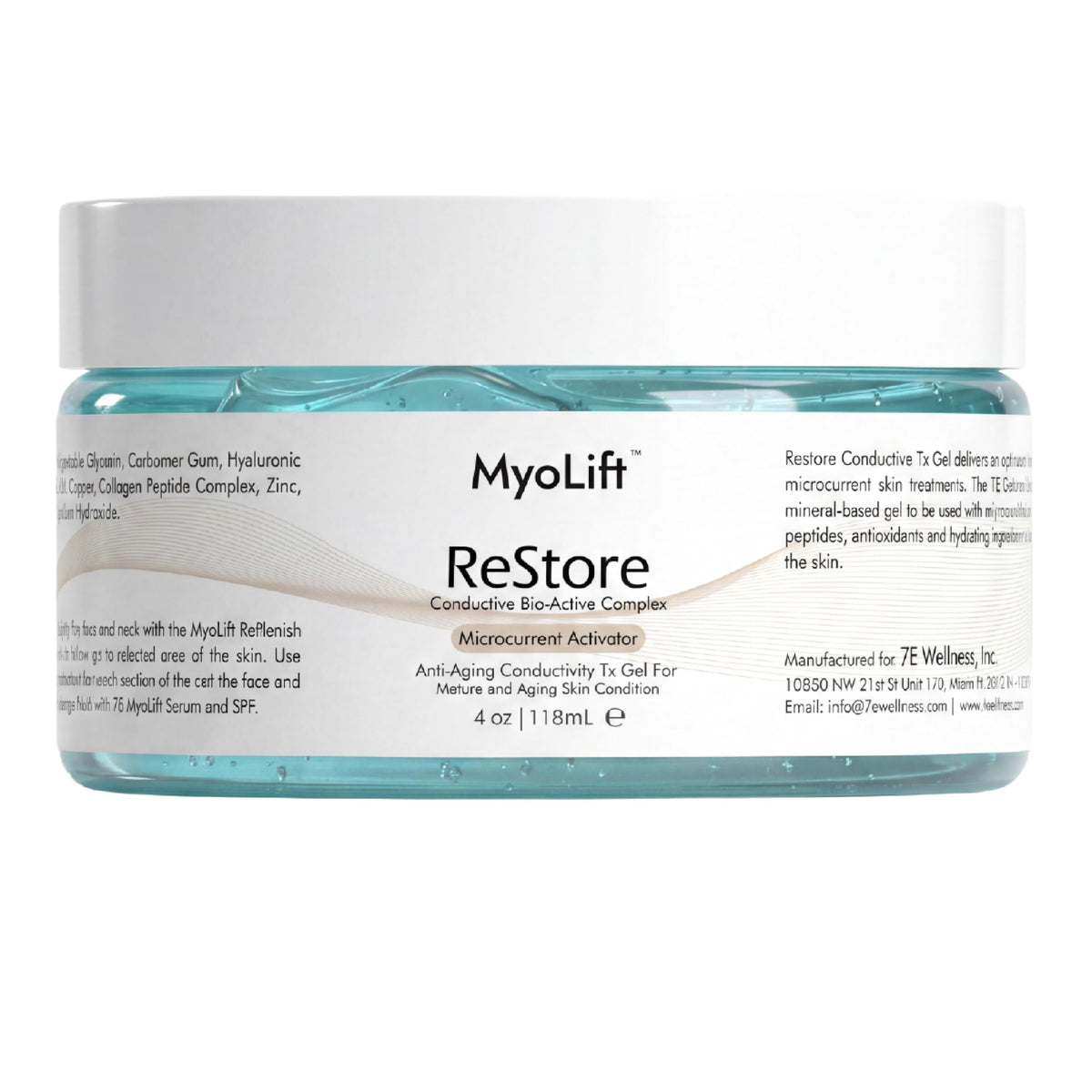 myolift front bottle 4 oz showing product and professional quality