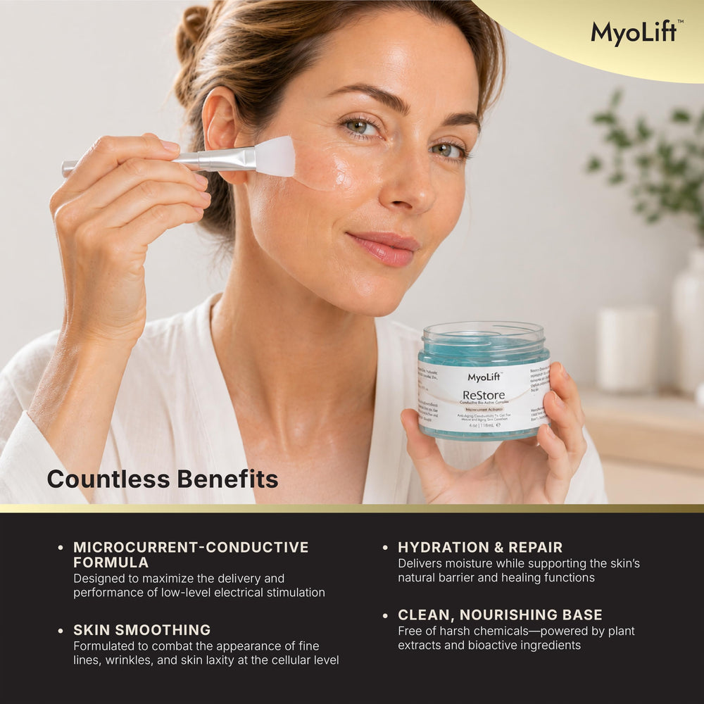 myolift bottle in hand for scale demonstrating compact 4 oz size