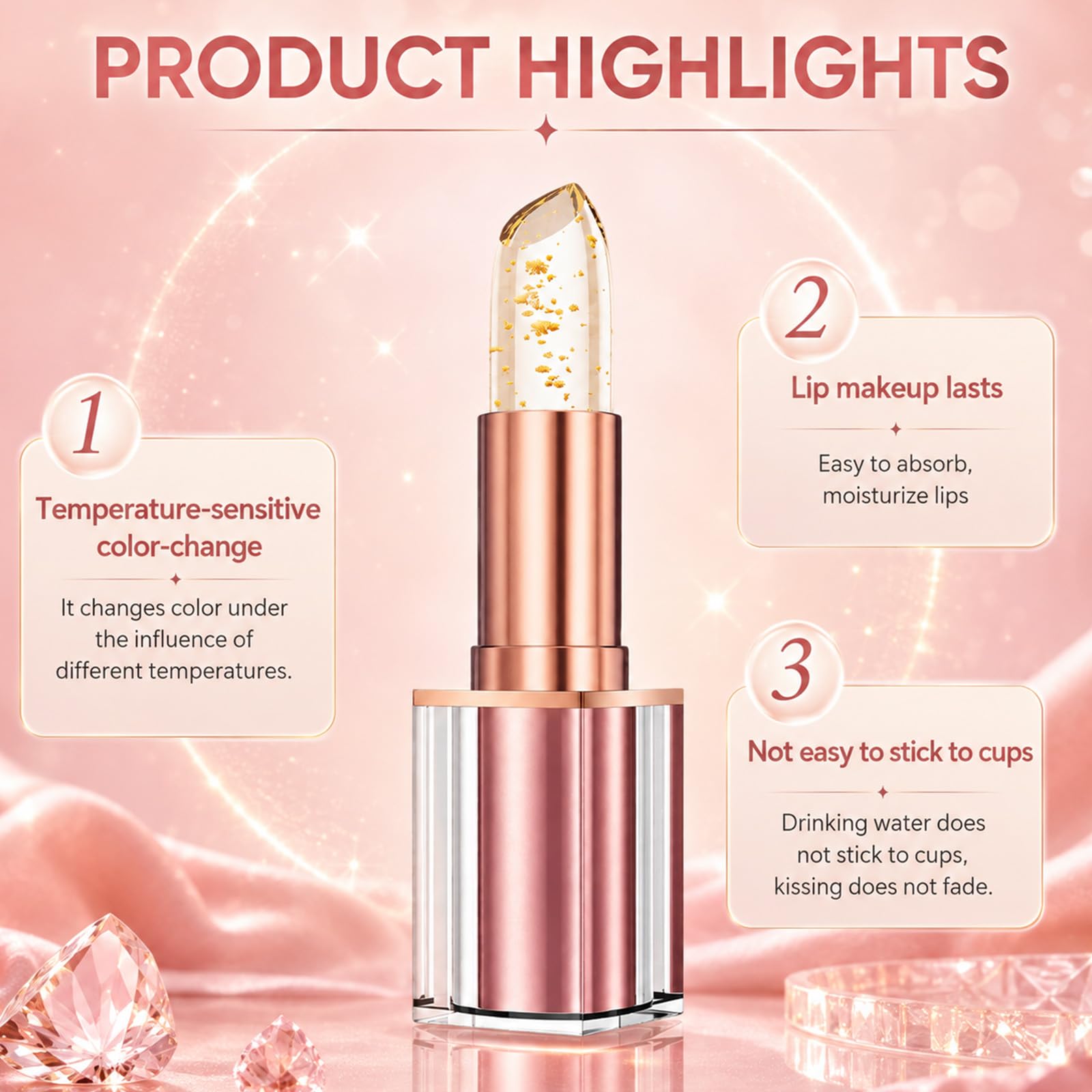 MYSQIHO applied on lips before and after showing personalized pink tint benefit