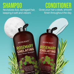 MYSTÉRE BEAUTÉ conditioner creamy texture close-up showing smoothing and frizz control benefit