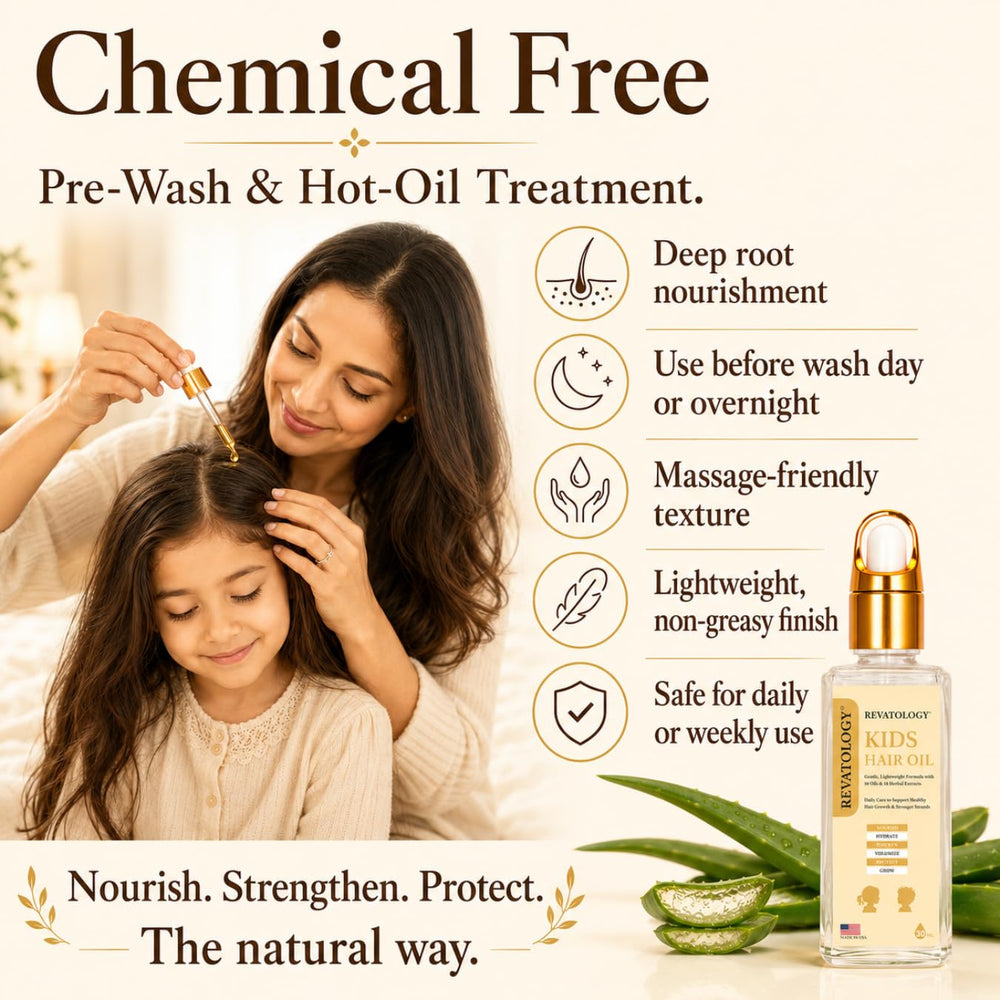 Mystique Abundance REVATOLOGY oil texture pouring showing lightweight, non-greasy absorption