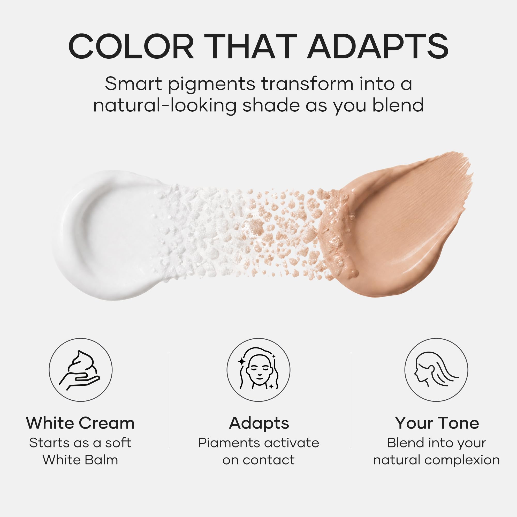 MyTend before and after cheek comparison showing concealing and evening effect