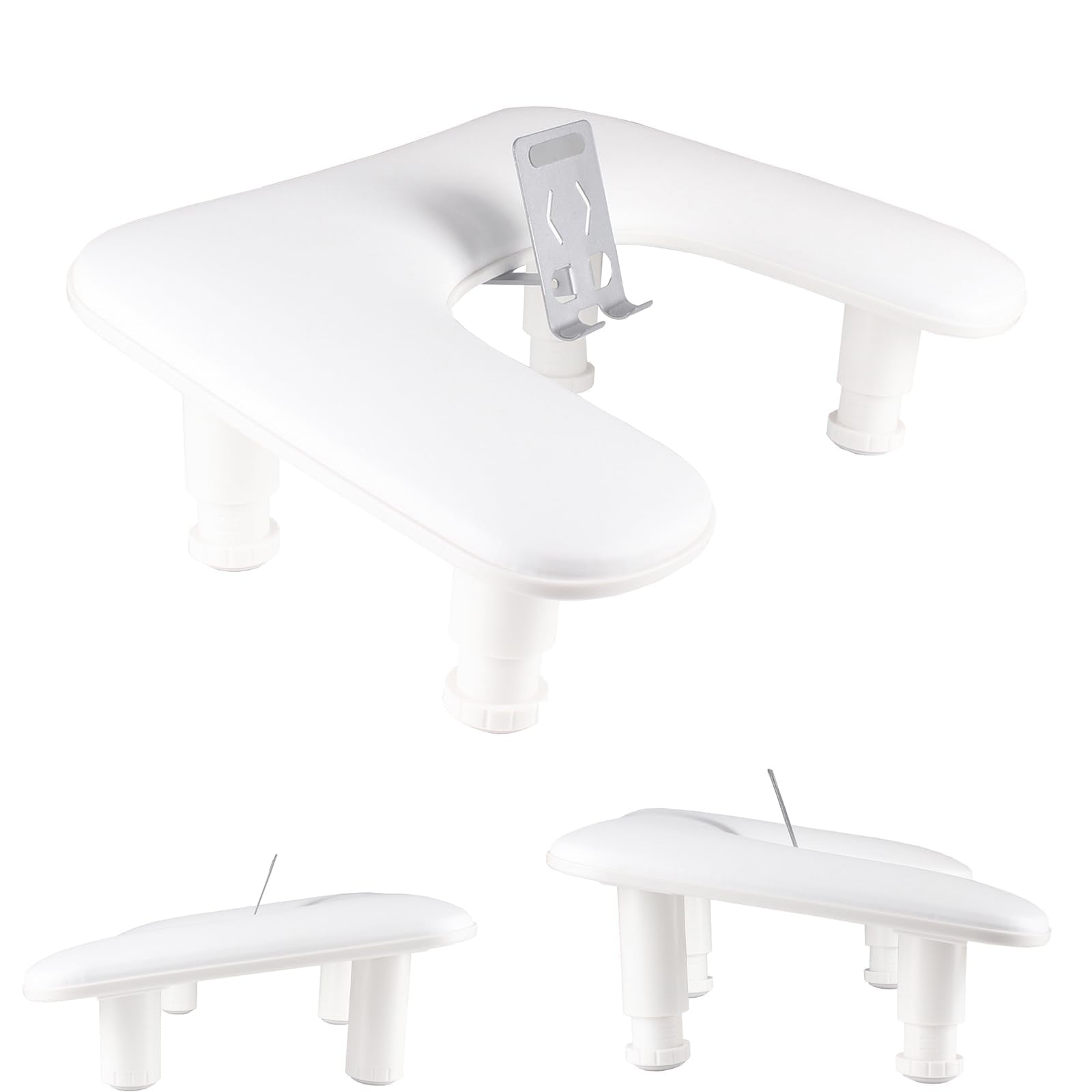 MZCMSL front view of arm rest showing ergonomic shape and stable support