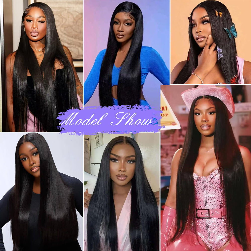 Mziio side profile of wig styled in a ponytail demonstrating versatility and hold