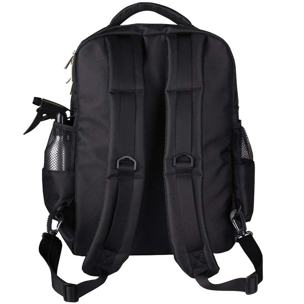 NADAENMF backpack in mobile-barber setting demonstrating on-site use