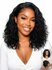 Nadula front view bob showing natural hairline and instant style benefit