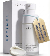 NAELI front jar view showing product packaging and clear labeling benefit visible brand presentation