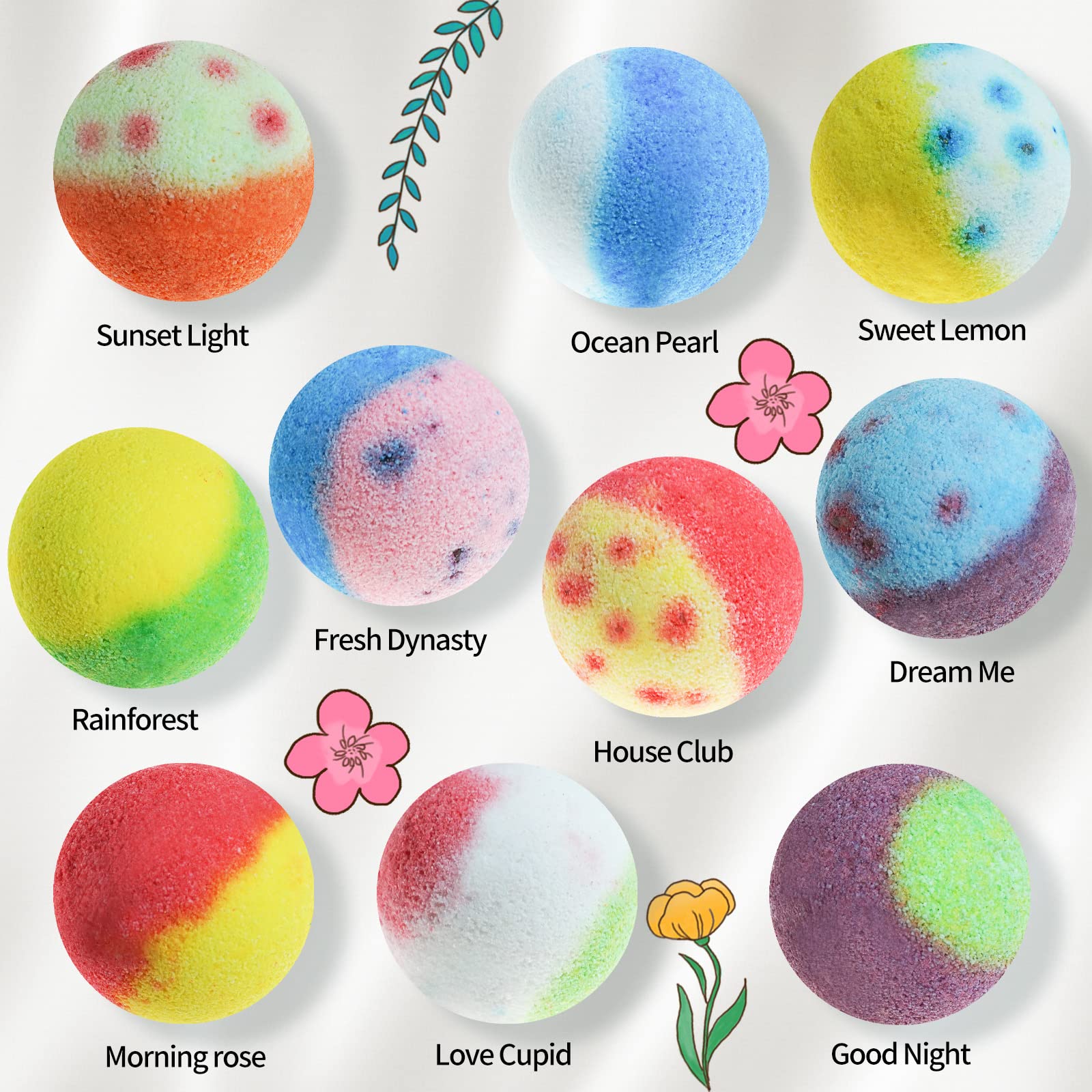 nagaliving close-up of bath bomb texture highlighting natural oils and grains