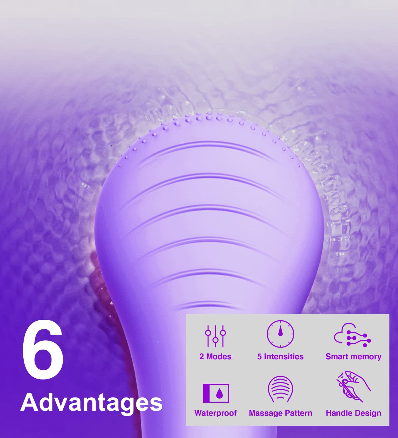 NågraCoola brush held in hand illustrating compact size and control