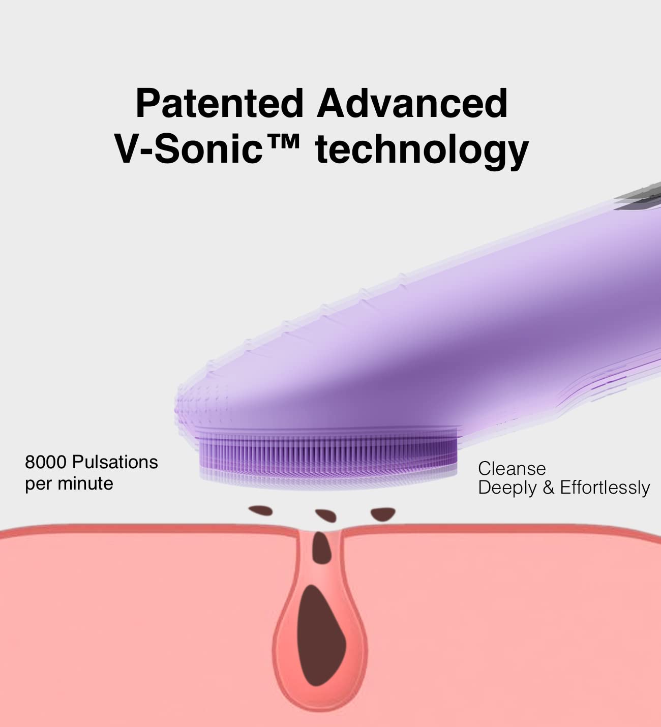 NågraCoola reverse ripple massage side demonstrating better product absorption