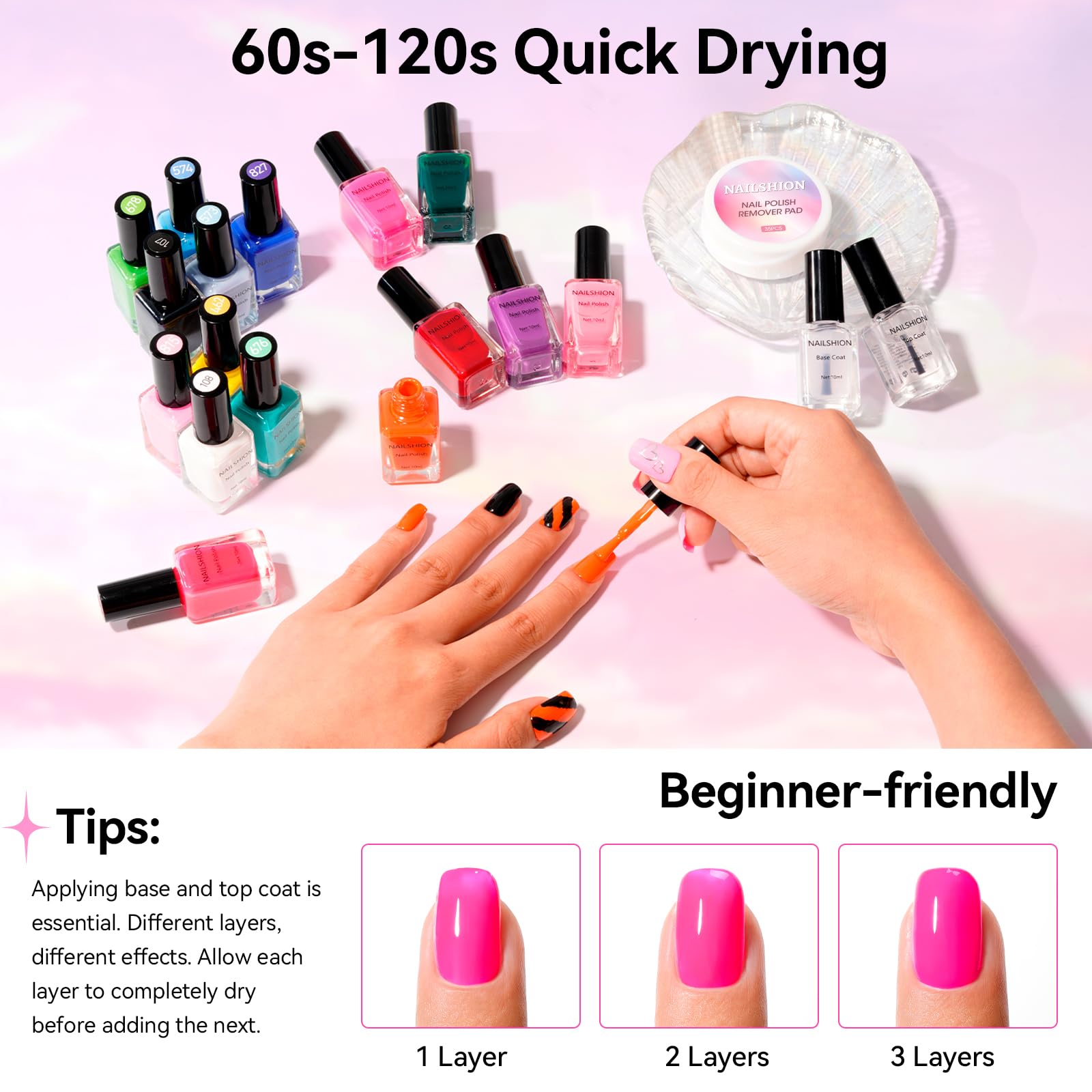 Nailshion nail art examples displaying versatile looks and creative inspiration