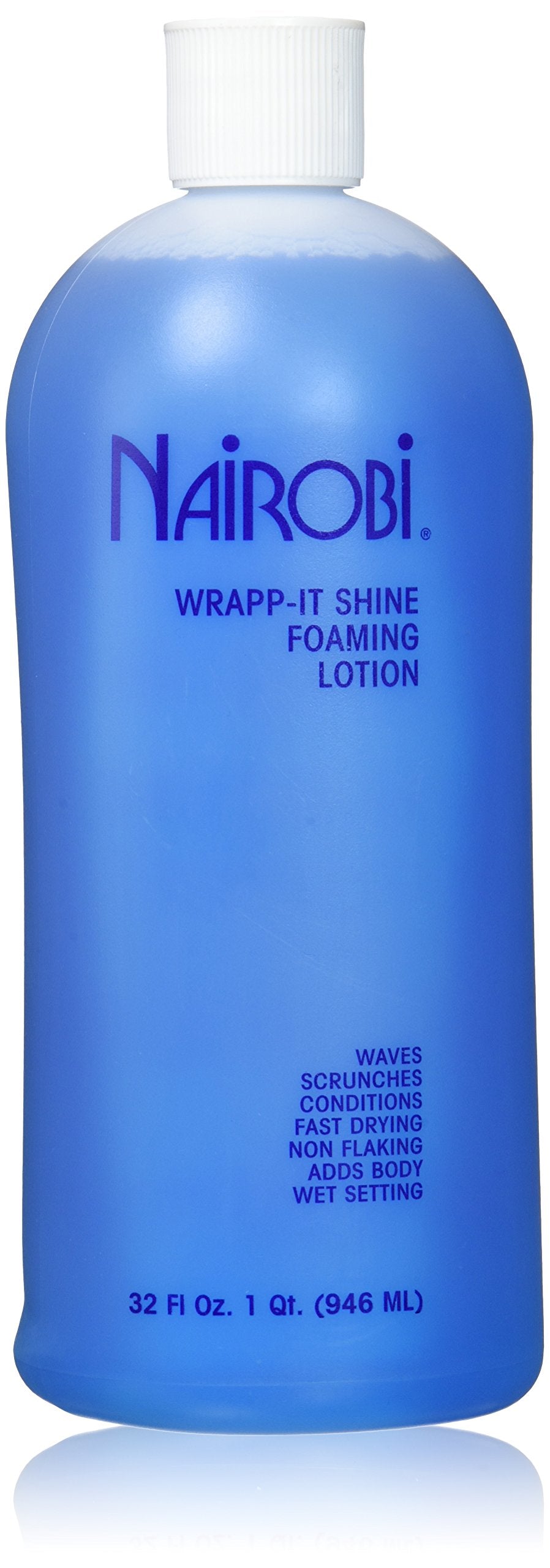 Nairobi front packaging showing 32 oz bottle and product benefit protection