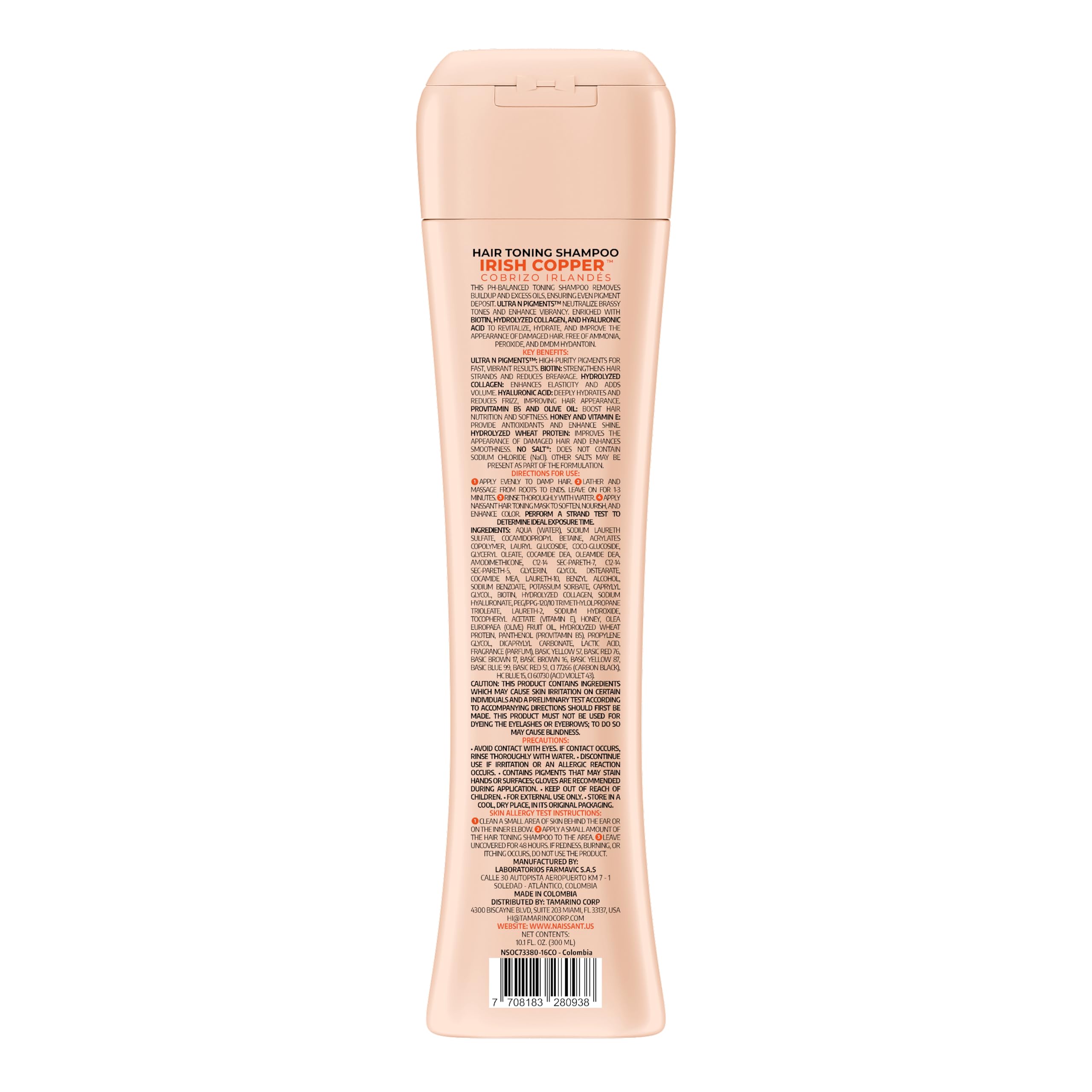naissant closeup pump and label highlighting dosage and clear ingredient callout