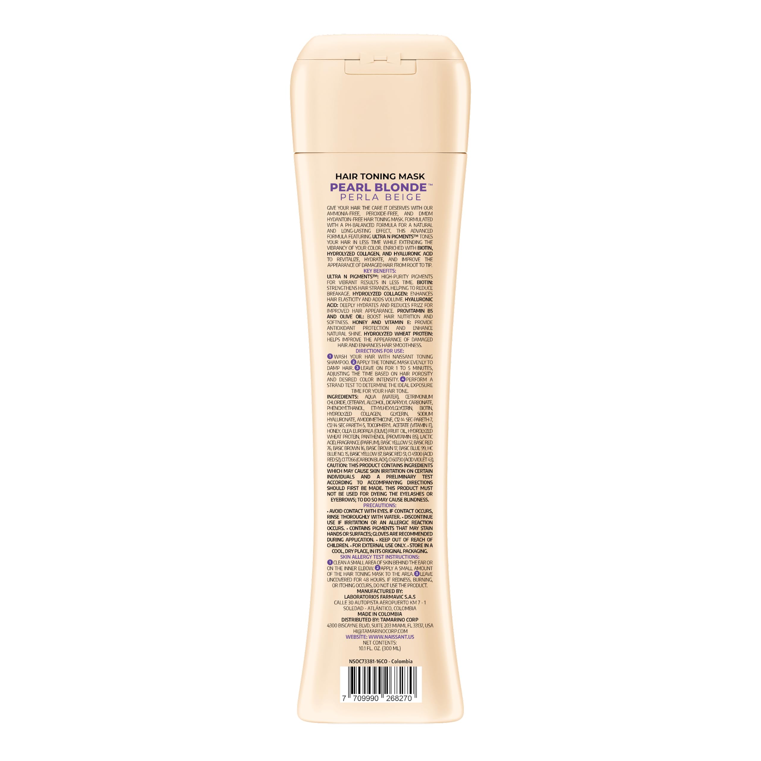 naissant texture close-up revealing creamy purple mask for fast color deposit benefits